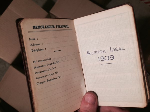 Now we’re looking at the “Ideal diaries”. You used those every year from 1937 to 1942” #MadeleineprojectEN https://t.co/px3AKPgyVC